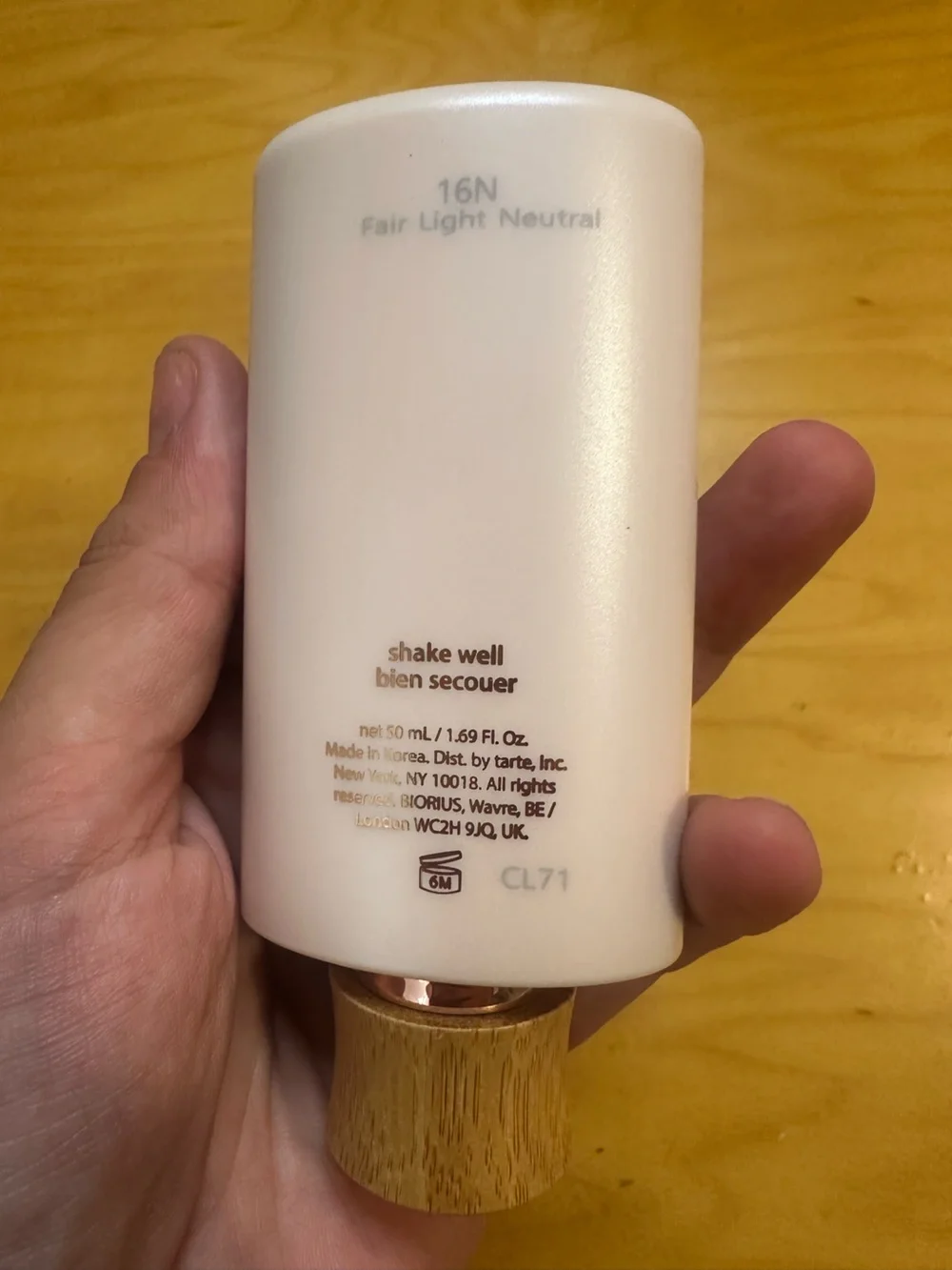 Tarte Amazonian Clay Tinted Serum 16N Fair Light Neutral NEW
